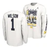roman wilson long sleeve cfbplayoff 2023 national champions white t shirts scaled