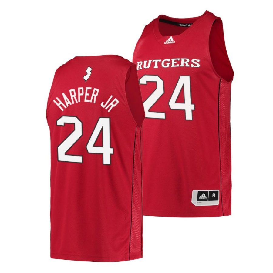 ron harper jr. scarlet college basketball 2022 jersey scaled