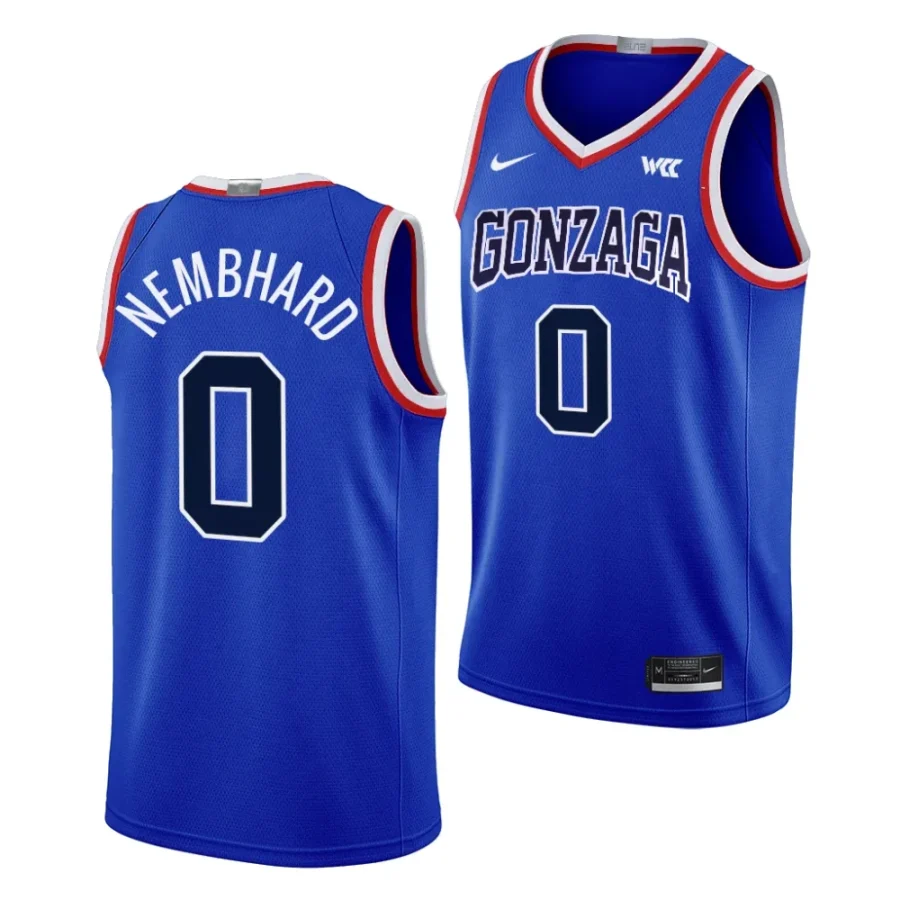 ryan nembhard gonzaga bulldogs throwback basketball 2023 24 limited jersey scaled