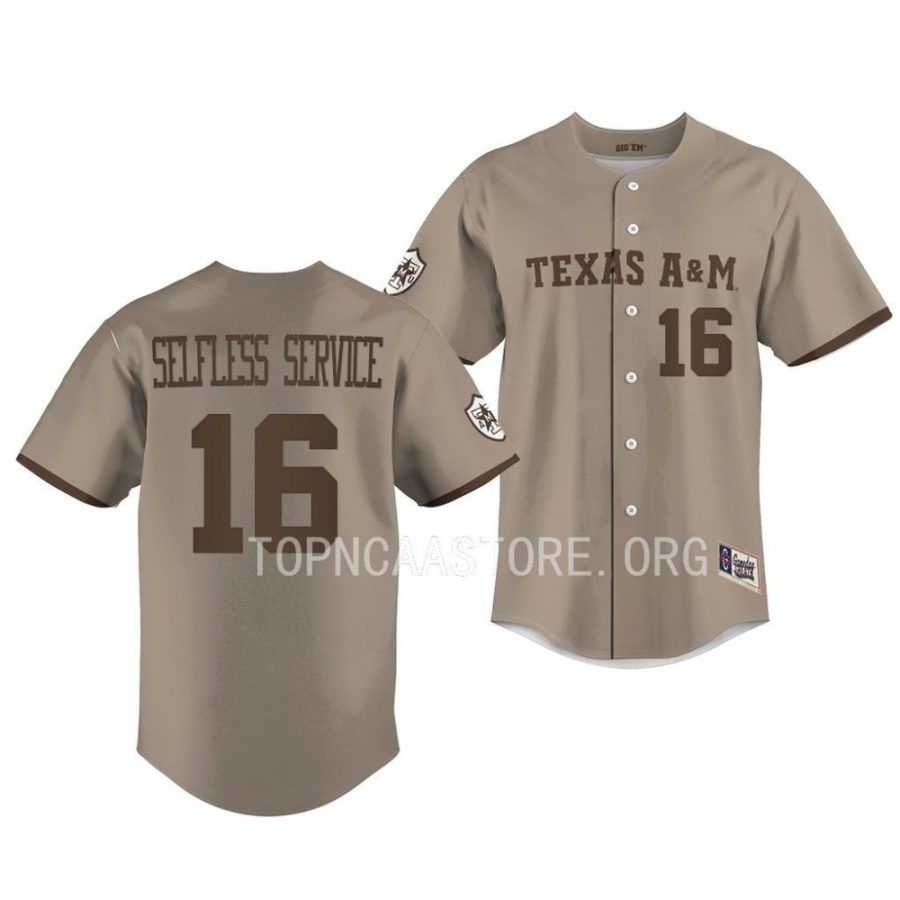 ryan targac texas aggies 2023corps of cadets menselfless service baseball jersey scaled