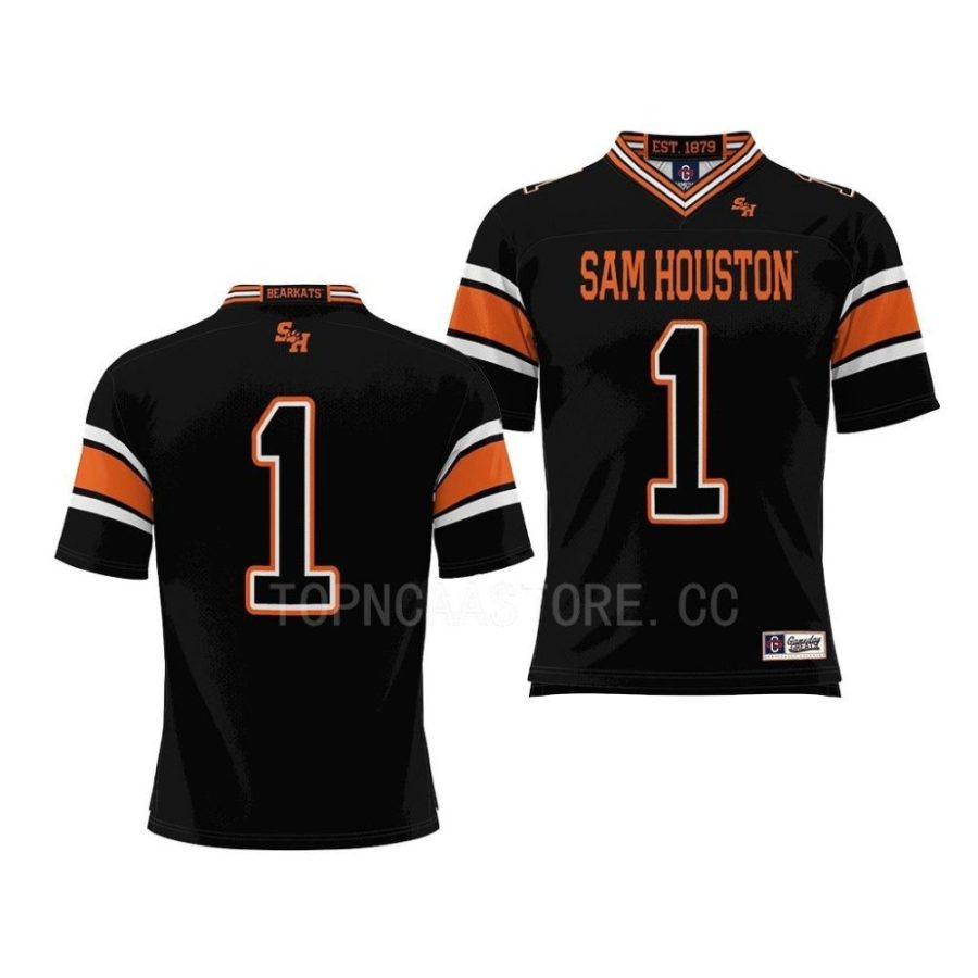 sam houston state bearkats black endzone football prosphere jersey scaled