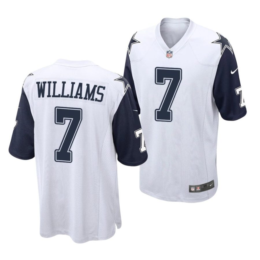 sam williams dallas cowboys 2022 nfl draft game men white jersey scaled