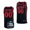 san diego state aztecs custom 2023 ncaa national championship march madness black jersey scaled