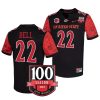 san diego state aztecs greg bell black 100th season patch football jersey scaled
