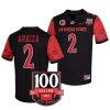 san diego state aztecs matt araiza black 100th season patch football jersey scaled