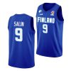 sasu salin finland 2022 fiba basketball world cup blue away jersey scaled