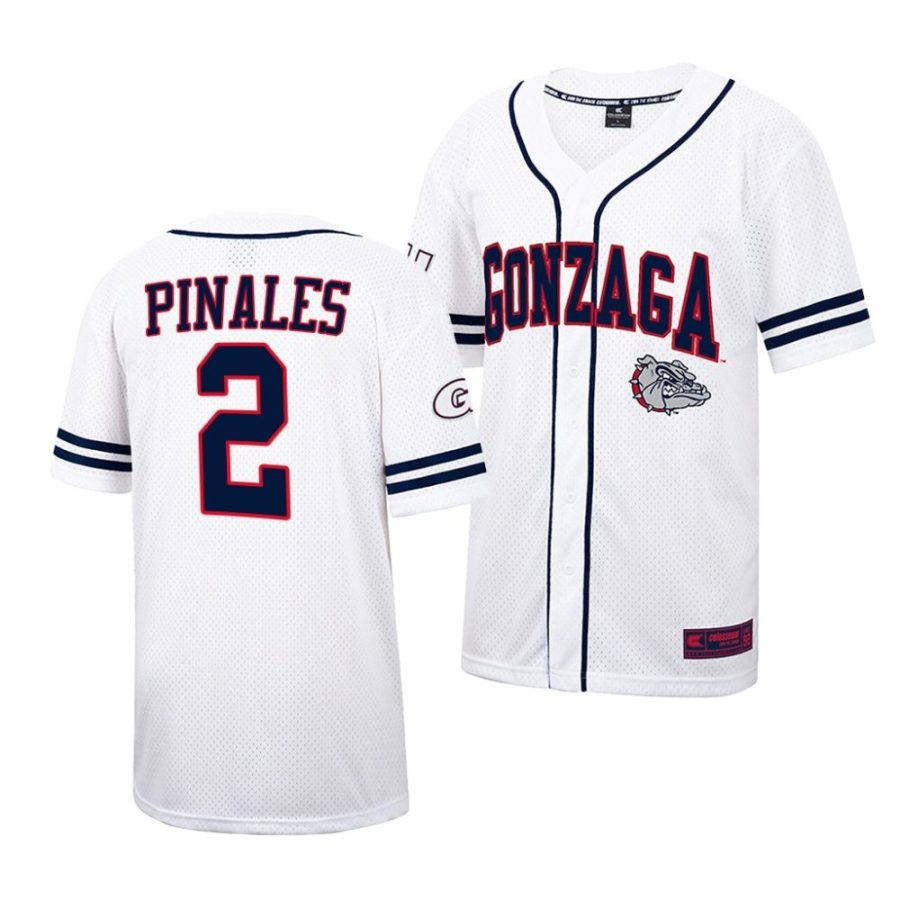 savier pinales gonzaga bulldogs 2022college baseball menfree spirited jersey scaled