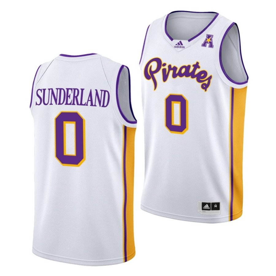 saxby sunderland ecu pirates college basketball 2022 23 jersey scaled