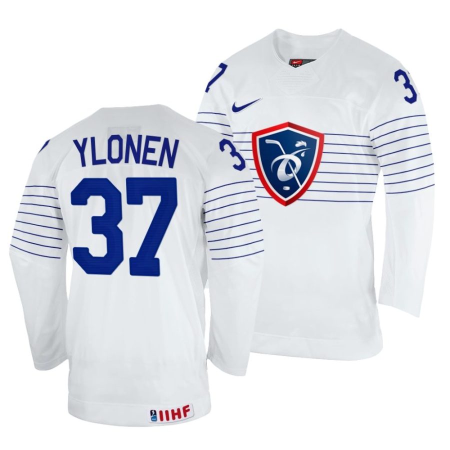 sebastian ylonen white 2022 iihf world championship france home jersey scaled