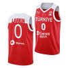 shane larkin turkey 2022 fiba basketball world cup red away jersey scaled