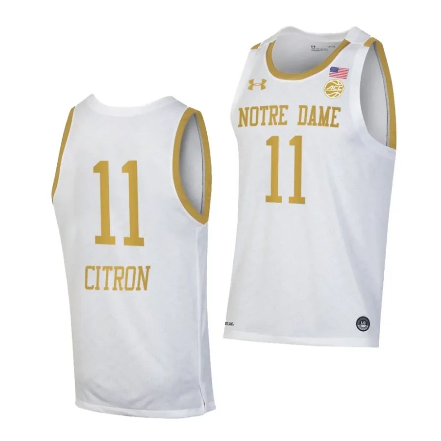 sonia citron notre dame wbb 2022 23college basketball replicawhite jersey scaled