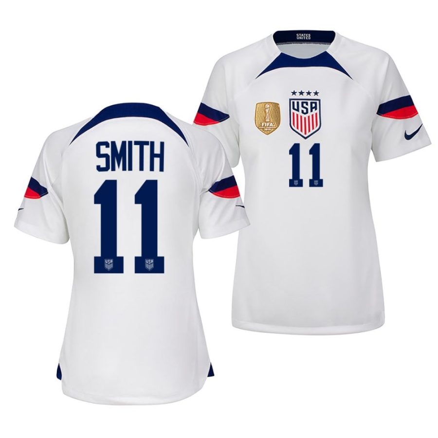 sophia smith white uswntfifa badge women jersey scaled