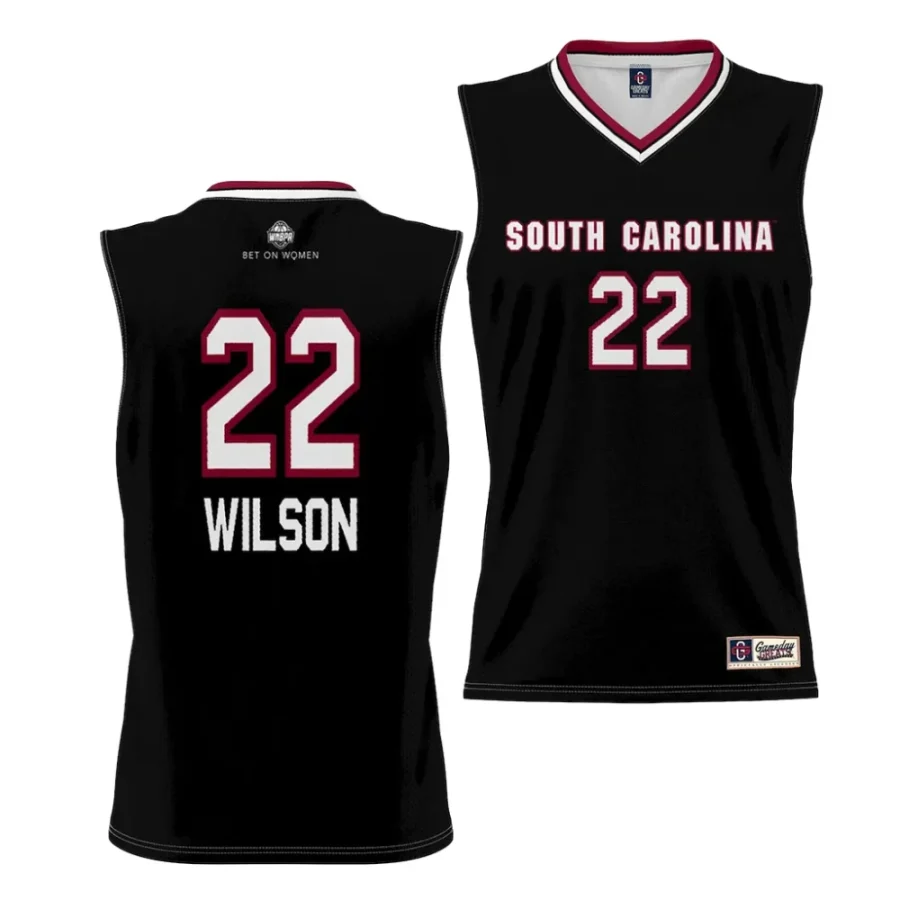 south carolina gamecocks a'ja wilson youth black women's basketball jersey scaled