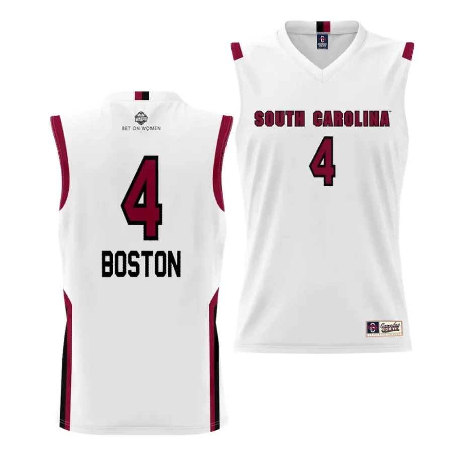 south carolina gamecocks aliyah boston youth white women's basketball jersey scaled