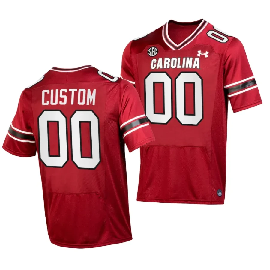 south carolina gamecocks custom garnet 2023nil football replica jersey scaled