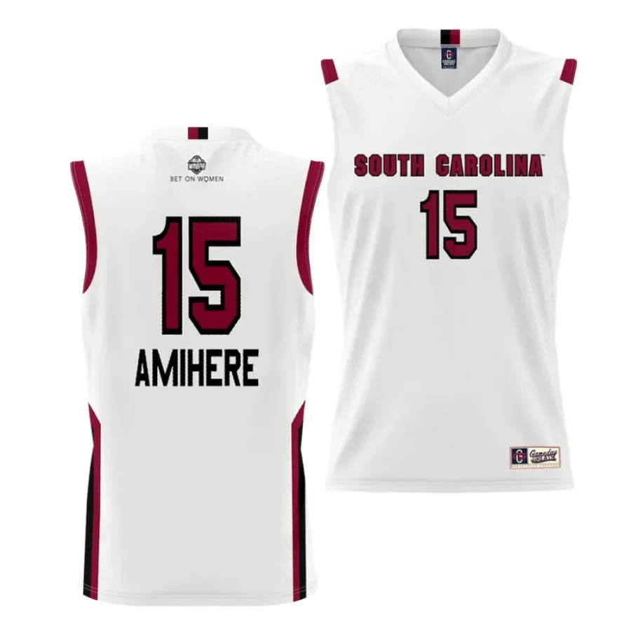 south carolina gamecocks laeticia amihere youth white women's basketball jersey scaled