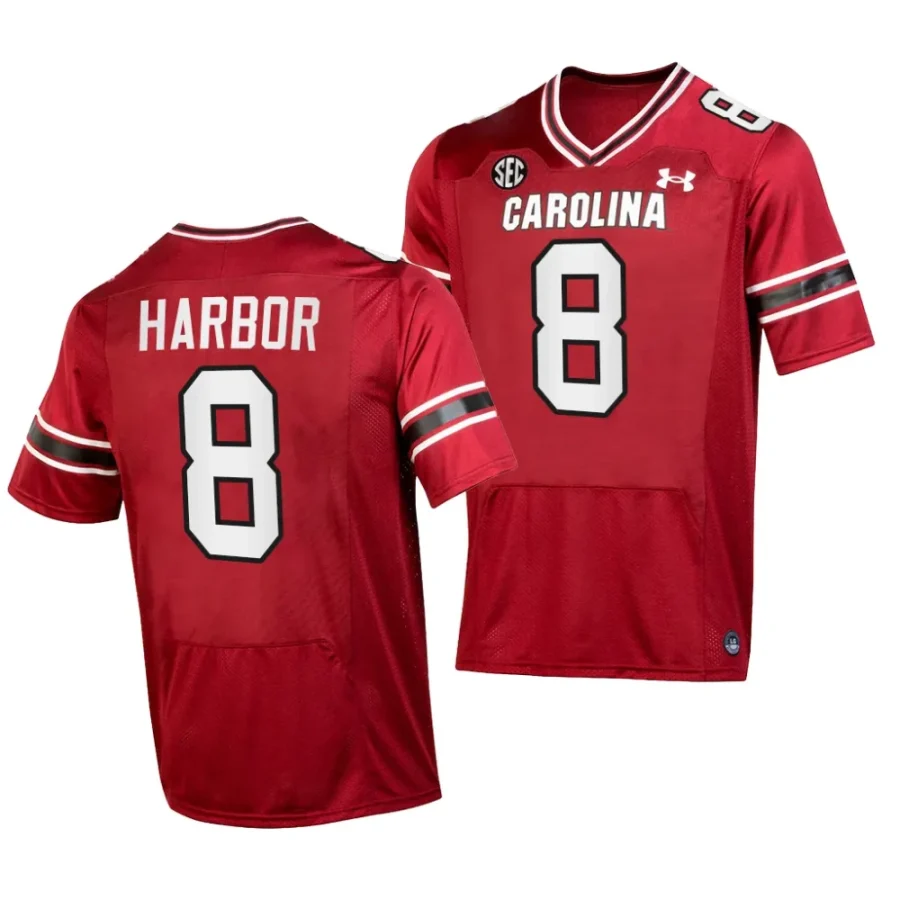 south carolina gamecocks nyck harbor garnet 2023nil football replica jersey scaled