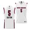 south carolina gamecocks victaria saxton youth white women's basketball jersey scaled