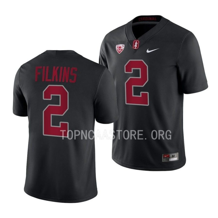 stanford cardinal casey filkins black 2022college football game jersey scaled