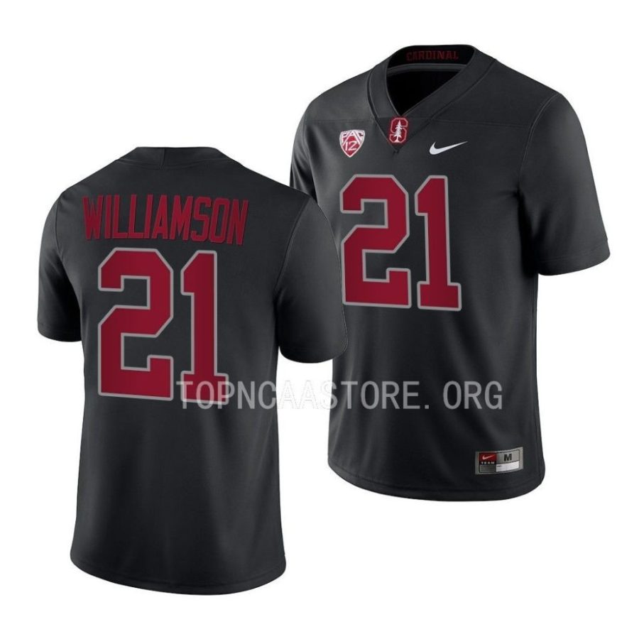 stanford cardinal kendall williamson black 2022college football game jersey scaled