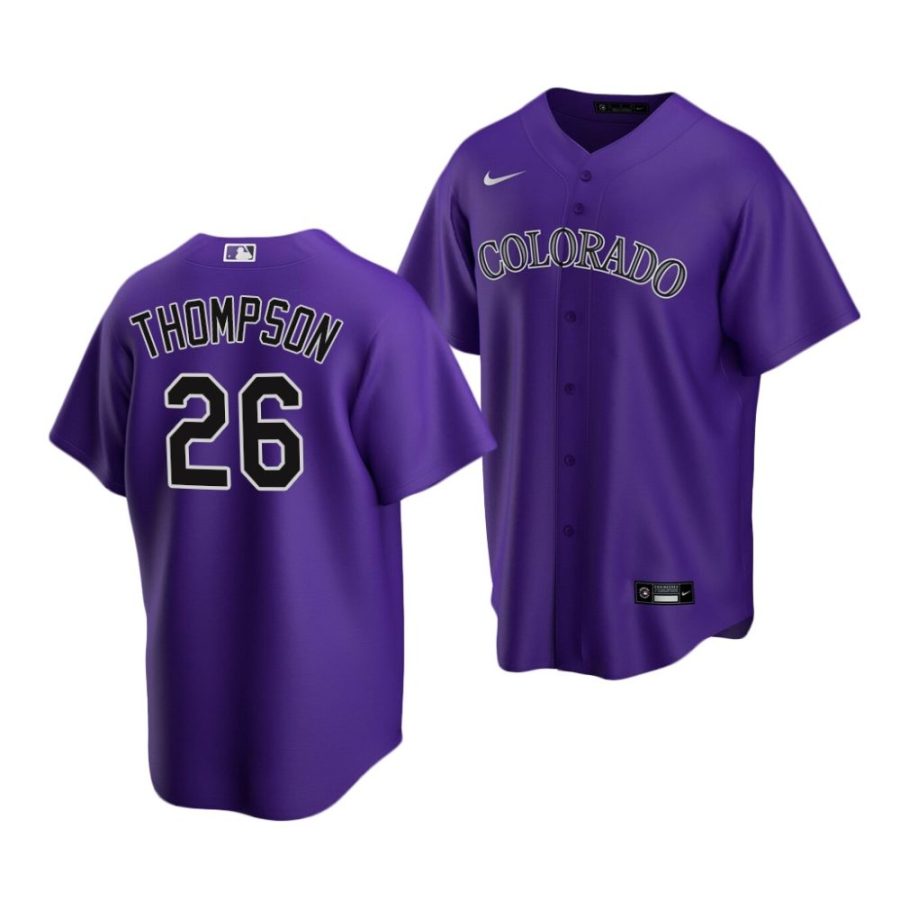 sterlin thompson rockies alternate 2022 mlb draft replica purple jersey scaled