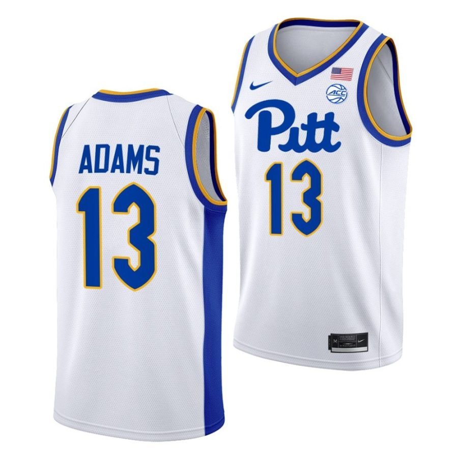 steven adams pitt panthers college basketball homewhite jersey scaled