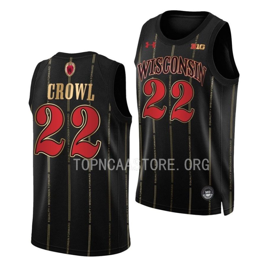 steven crowl wisconsin badgers by the players 2022 23 alternate basketball jersey scaled