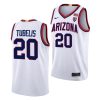 tautvilas tubelis arizona wildcats 2022 23limited basketball white jersey scaled