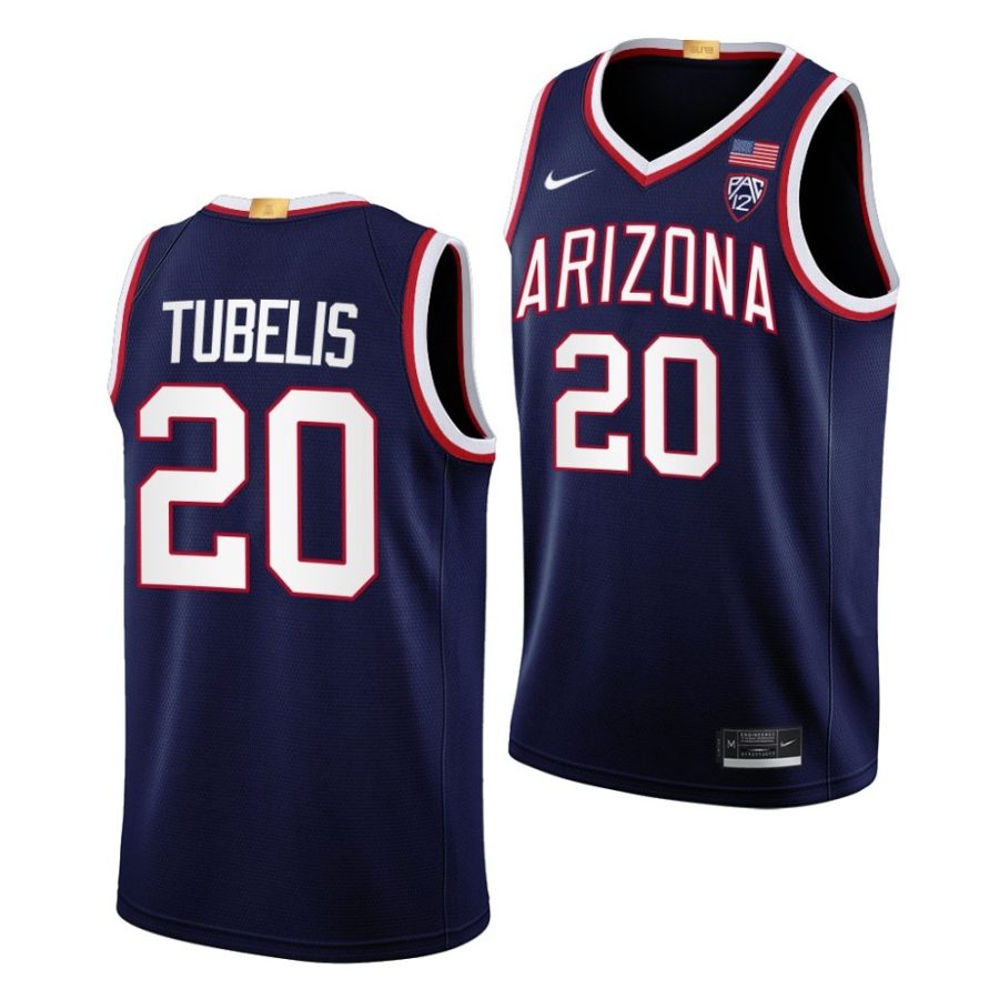 tautvilas tubelis arizona wildcats limited basketball 2022 23 jersey scaled