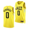 taylor hendricks jazz 2023 nba draft yellow icon edition men jersey scaled