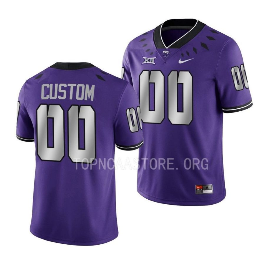 tcu horned frogs custom purple untouchable football game jersey scaled