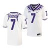 tcu horned frogs jordan hudson white untouchable football game jersey scaled