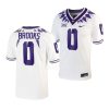 tcu horned frogs marcel brooks white untouchable football game jersey scaled