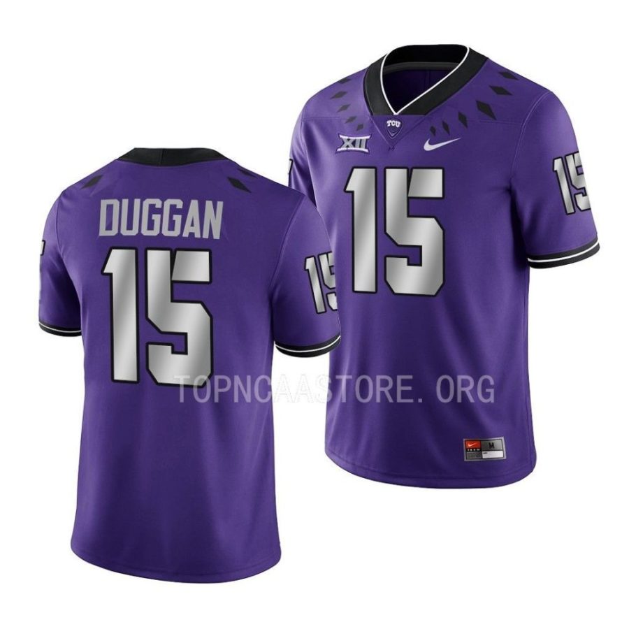 tcu horned frogs max duggan purple untouchable football game jersey scaled