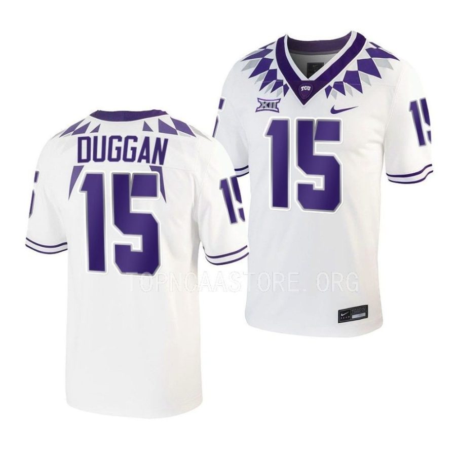 tcu horned frogs max duggan white untouchable football game jersey scaled