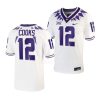 tcu horned frogs terrence cooks white untouchable football game jersey scaled