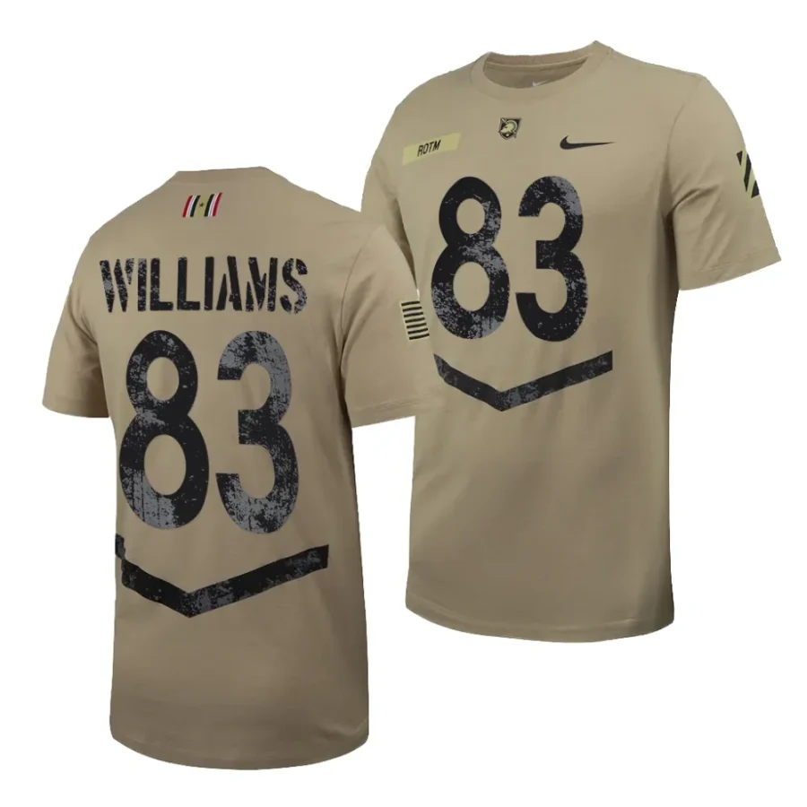 teddy williams army black knights 2023 rivalry collection tan t shirts scaled