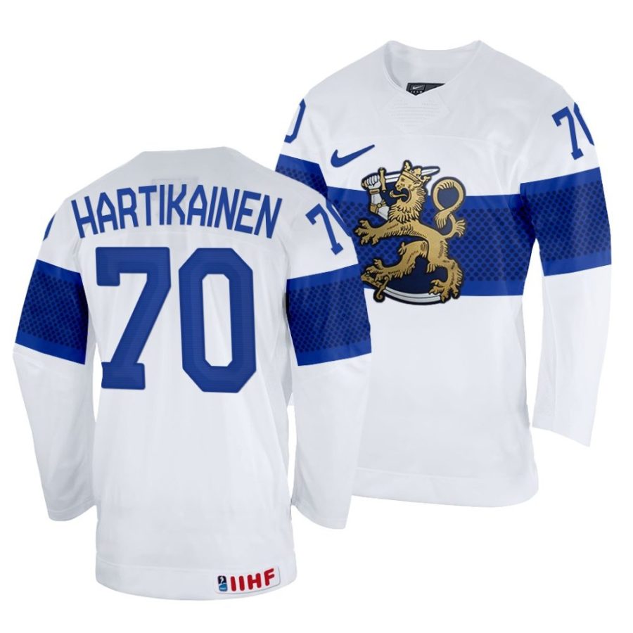 teemu hartikainen home 2022 iihf world championship white jersey scaled