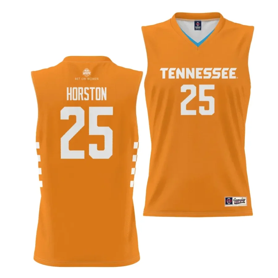 tennessee lady vols jordan horston youth orange women's basketball jersey scaled