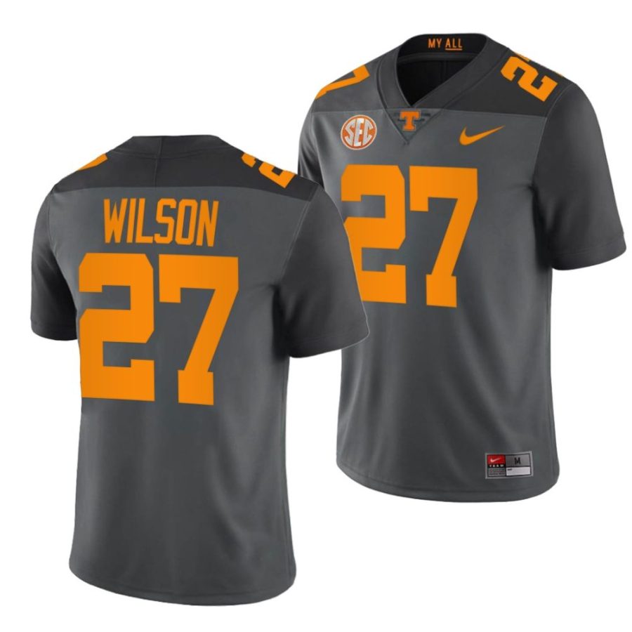 tennessee volunteers al wilson grey smokey grey series football jersey scaled