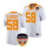 tennessee volunteers darnell wright white 2022 orange bowl college football jersey scaled