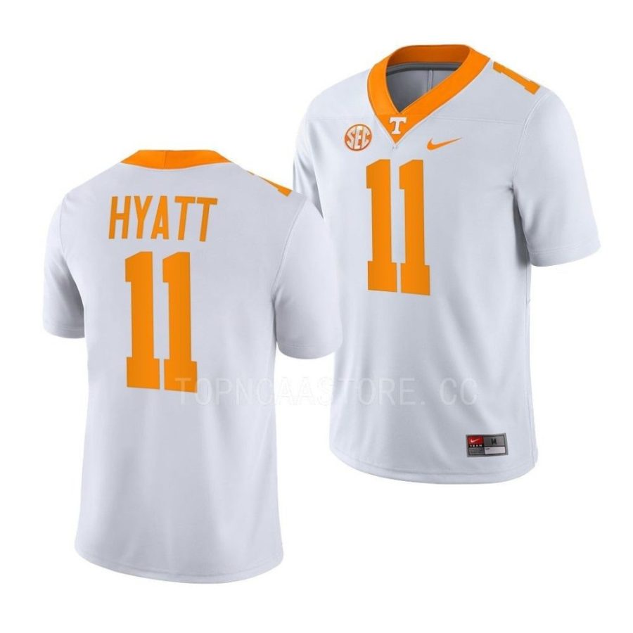 tennessee volunteers jalin hyatt white college football nil replicaame jersey scaled