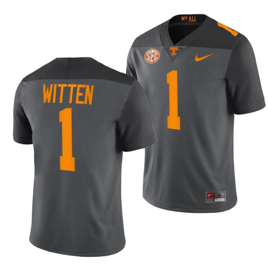 tennessee volunteers jason witten grey smokey grey series football jersey scaled