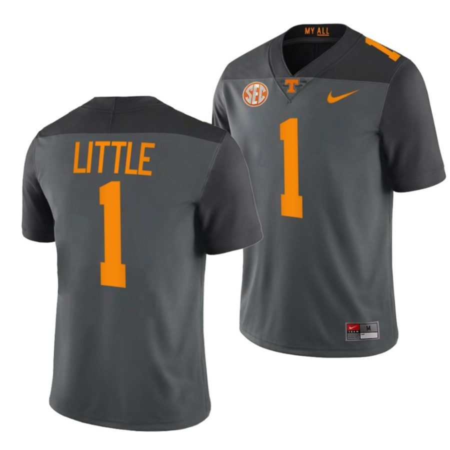 tennessee volunteers leonard little grey smokey grey series football jersey scaled