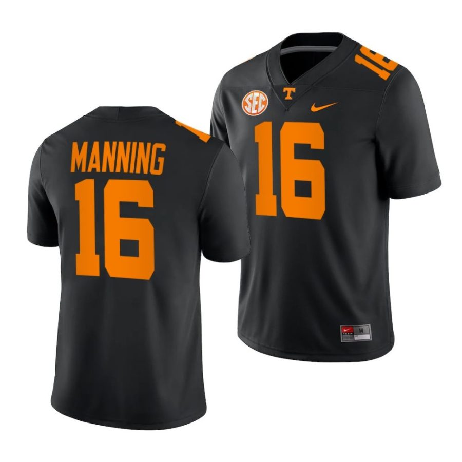 tennessee volunteers peyton manning black college football alternate jersey scaled