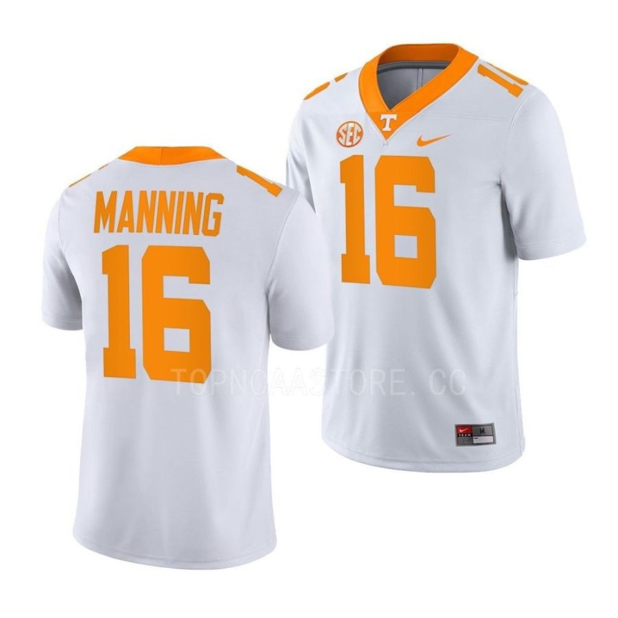 tennessee volunteers peyton manning white college football nil replicaame jersey scaled