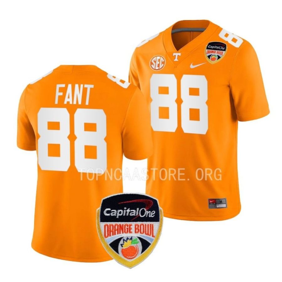 tennessee volunteers princeton fant orange 2022 orange bowl college football jersey scaled