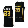 terence harcum appalachian state mountaineers ncaa basketball replicablack jersey scaled