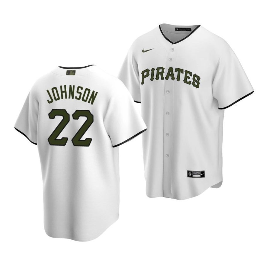 termarr johnson pirates alternate 2022 mlb draft replica white jersey scaled