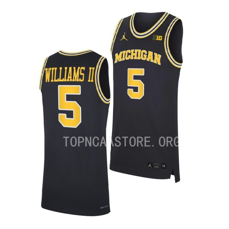 terrance williams ii michigan wolverines ncaa basketball 2022 23 replica jersey scaled